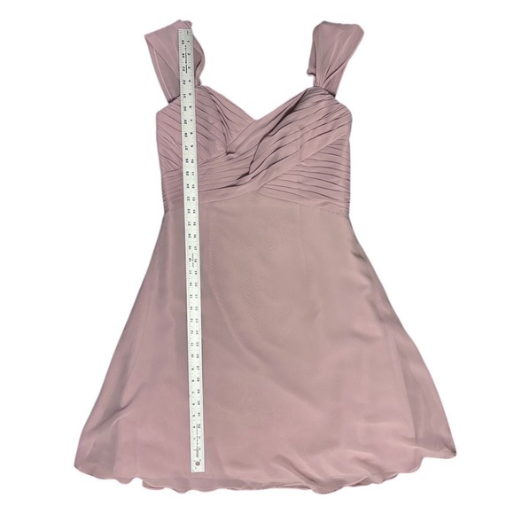 ALFRED ANGELO Fit & Flare Dress sz 12 Sweetheart Neckline Short Sleeve Formal - Picture 4 of 9